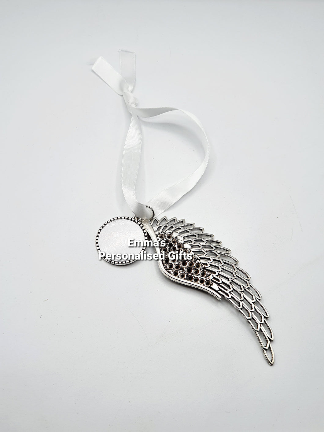 Personalised Photo Angel Wing Decoration